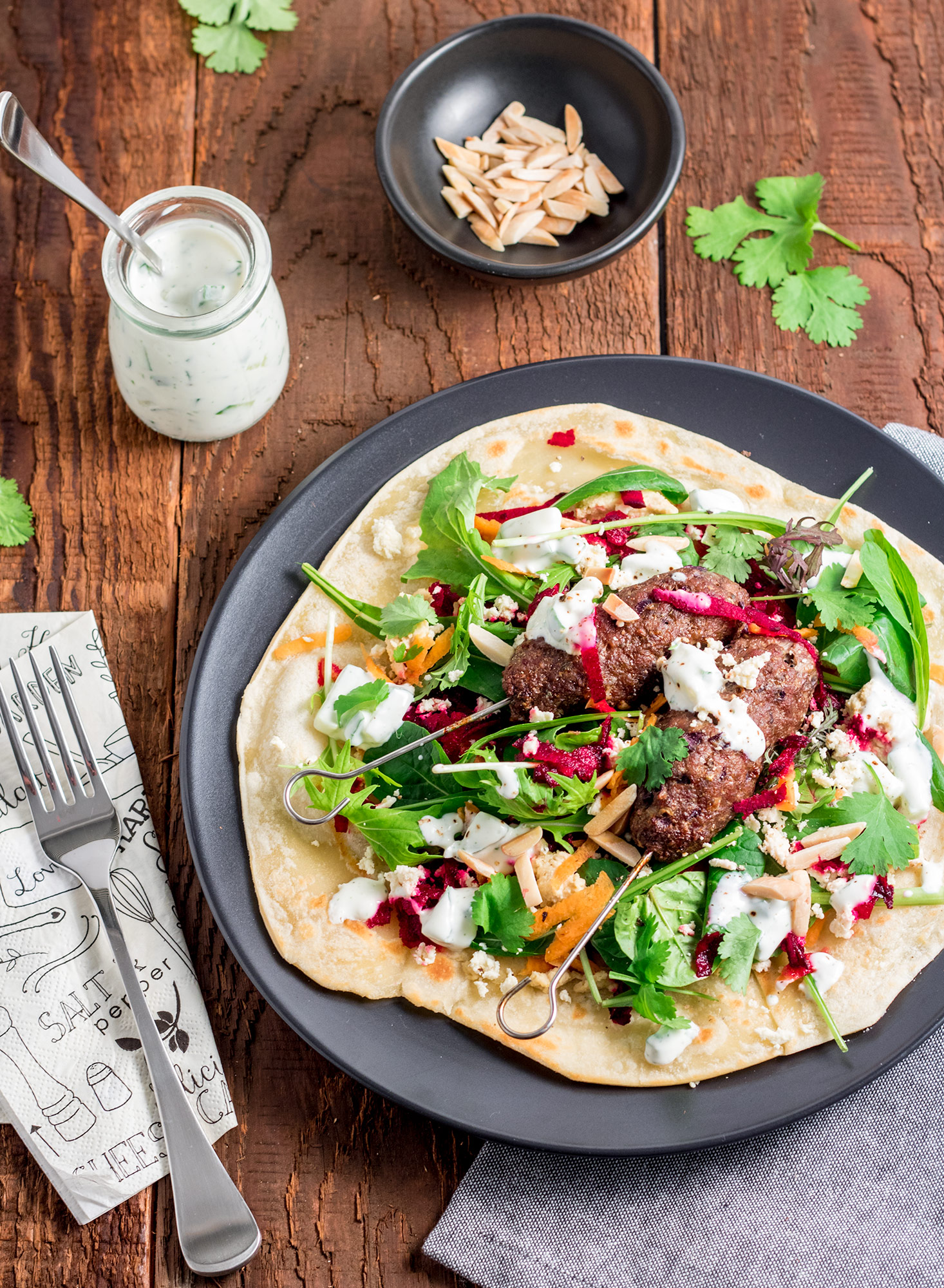 Lamb Kofta Flatbreads Recipe | Your Ultimate Menu