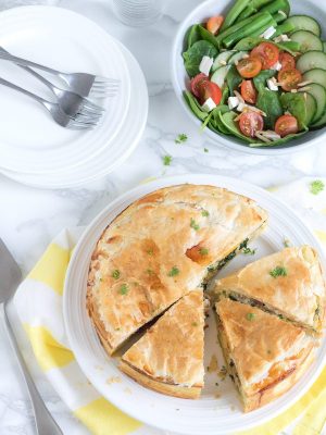 YUM! This version with potato, cheese and spinach is truly scrumptious.