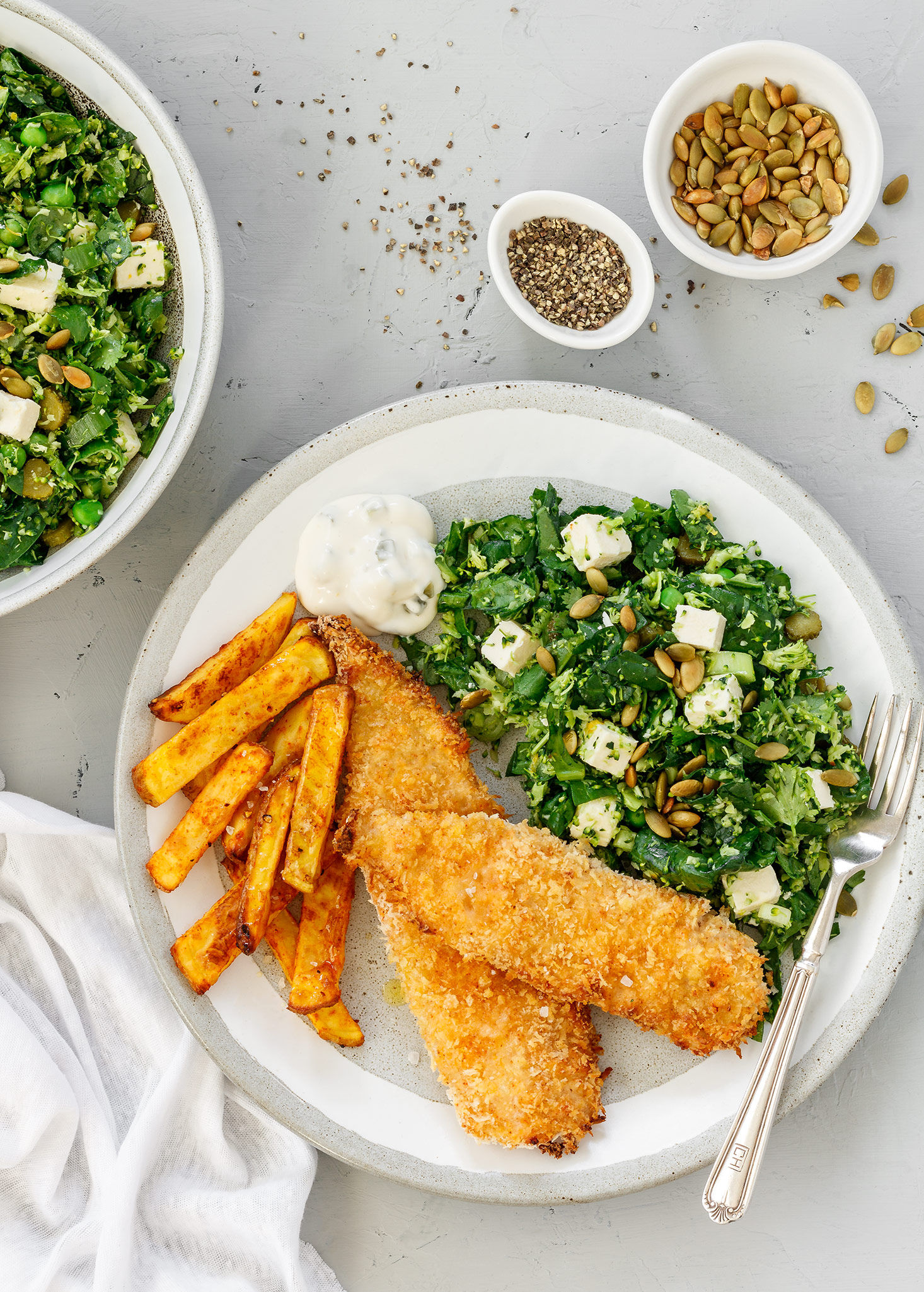 Oven Baked Fish and Chips Recipe